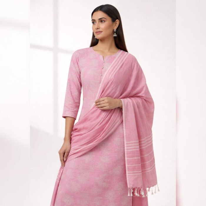 Pink Elegance 3-Piece Suit Set